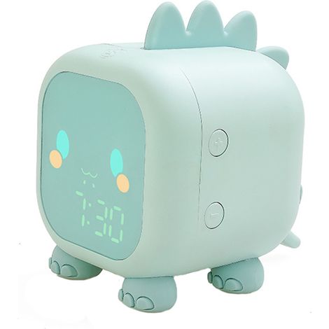 Réveil numérique dinosaure mignon avec veilleuse, cadeau d'anniversaire pour enfants, alimentation USB (1/4)