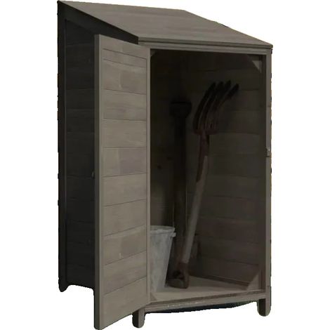 Abri de jardin, construction durable, assemblage facile, Anthracite (1/2)
