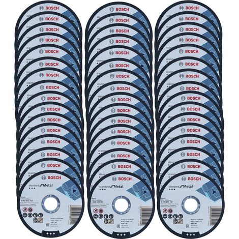 Bosch 115mm 4.5"" Thin Slit Cutting Discs 1mm Wheel Metal Steel Stainless x 48