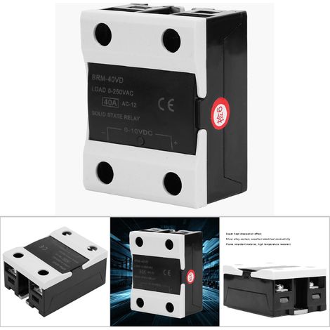 BERM BRM-40VD 40A DC 0-10V / AC 0-250V flammhemmendes Halbleiterrelais (1/5)