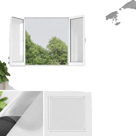 Maille de Protection Insectes, Matériau en Aluminium, Utilisation Polyvalente, Argent (1/2)