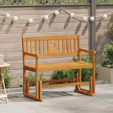 Banco Deslizador de Jardín Natural 110 x 59 x 97 cm (1/5)