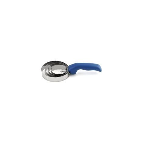 Etrille Double Face, Brosse Cheval, 4 Anneaux, avec Manche Soft Touch,idéal pour toiletter des chevaux ou d'autres animaux ou nettoyer vos couvertures. (1/5)