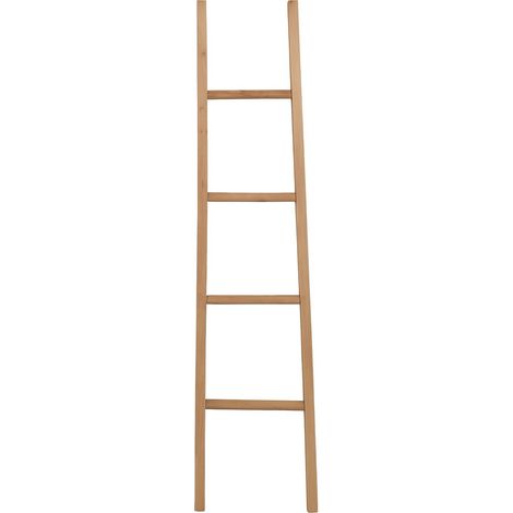 Porte-serviettes échelle en bois moderne salle de bain au sol mur décoratif Porte-serviettes échelle sur pied Porte-objet vase