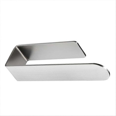 Porte-serviettes adhésif en acier inoxydable 304 (1 pièce) (1/5)