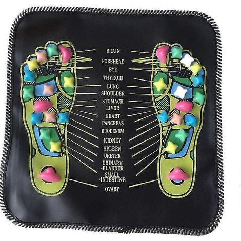 Fußmassagegerät mit Reflexzonenmassage, Laufsteinen und Akupressurmatte zur Linderung von Fuß- und Beinschmerzen – Physiotherapie, Chinesische Gesundheitspflege, Massagepad (Englisch) (1/5)