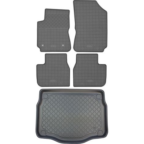 Citroën C4 Cactus I / C4 Cactus II SUV (5 puertas) de 08.2014 a 03.2018 / 04.2018 SET - alfombrillas de goma para coche + alfombrilla para maletero (1/5)