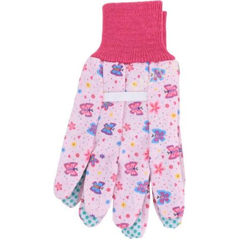 Guantes de Jardinería - Para niños - Talla única 18cm - Rosa