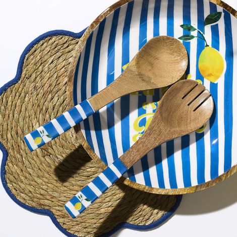 COUVERT A SALADE MANGUIER DOLCE VITA BLEU M8