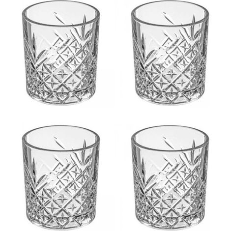 Lot de 4 Verres Whisky "Timeless" 34cl Transparent (1/3)