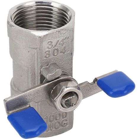 Kugelhähne mit gerader Öffnung, 3/4 Zoll (19 mm) Innengewinde, Edelstahl, 1000 PSI (69 bar) (1/5)