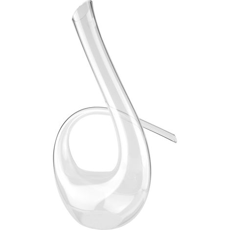 Carafe à vin rouge/brandy en cristal soufflé à la main, 1500 ml, forme 6, aérateur et verseur. (1/5)