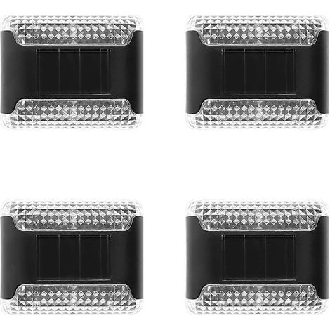Lampes solaires d'extérieur pour clôture, étanches et lumineuses, pour terrasse ou patio. (1/4)