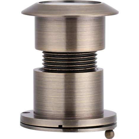 Judas de porte grand angle de 28 mm avec cache de confidentialité robuste, bronze vert