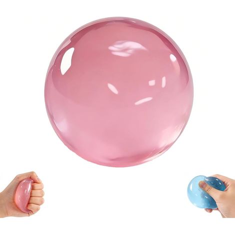 Stressball mit Kokosöl – Weiches und geräuschloses Sinnesspielzeug für Erwachsene und Kinder, beruhigendes und entspannendes Geschenk für Männer und Frauen (Rosa) (1/5)