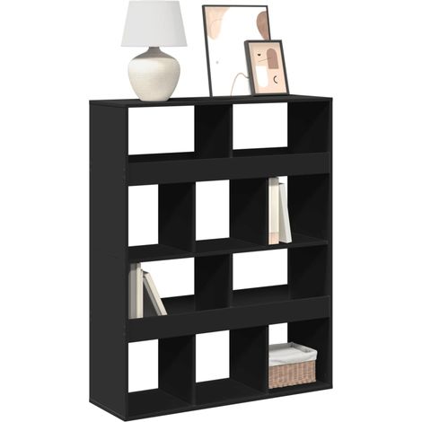 Bücherregal Schwarz 100x33x125,5 cm Holzwerkstoff