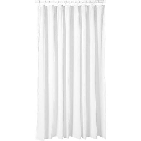 douche 2400x2000 mm couleur 019 blanc, 100% Polyester lavable
