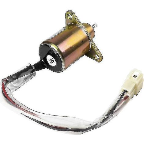 Électrovanne d'arrêt de carburant pour moteur Yanmar 12 V Takeuchi 1503es-12s5suc5s-subaoe (1/5)