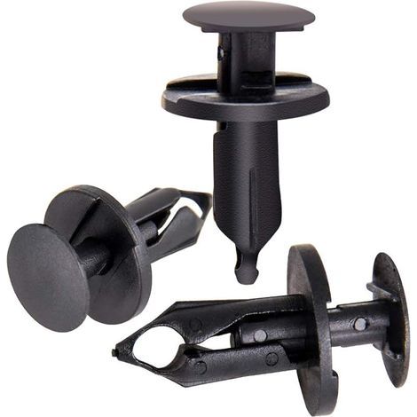120 clip di fissaggio per auto: clip in plastica da 8 mm per veicoli, elementi di fissaggio per finiture della carrozzeria. (1/5)