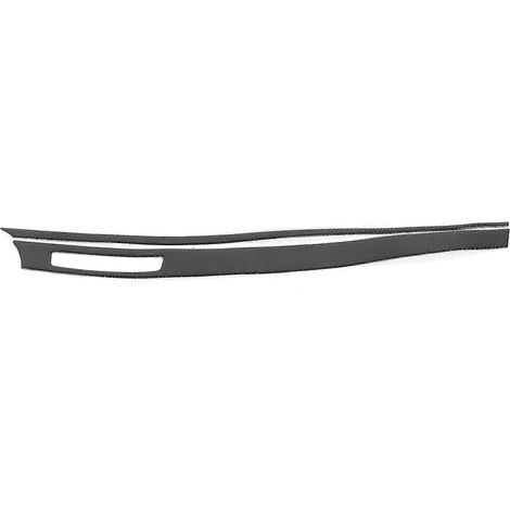 Habillage de tableau de bord en deux parties, garniture de console centrale, fibre de carbone, compatible avec Mitsubishi Lancer 08-16, conduite à gauche (1/5)