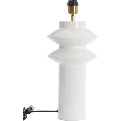 Light & Living - lámpara de mesa - Petch - blanco - metal -