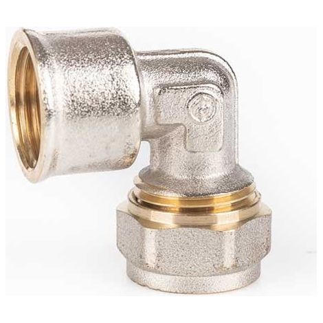 Raccordo curvo a stringere filettato femmina : Diametro - 20X1/2", Spessore - 2MM