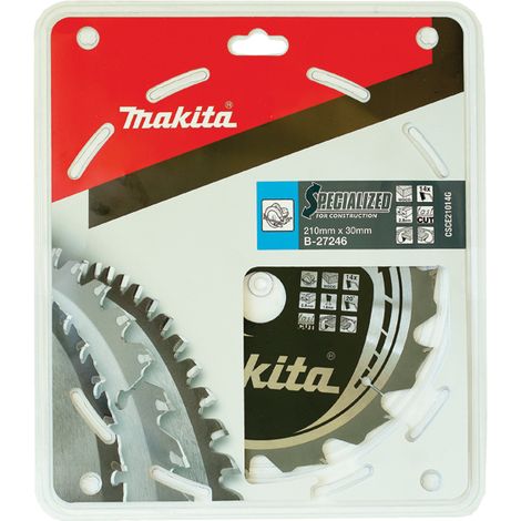 Lame de scie Makita 210x2 8x30 0 mm Z14 20°