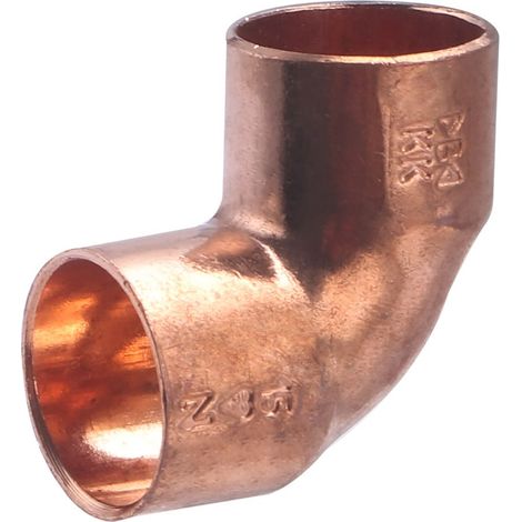 Codo 90° Pequeño Radio Doble Hembra Igual QUICK PLOMBERIE - Ø15