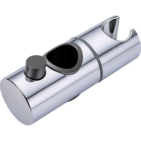 Sollbry 4 pièces Support Pommeau de Douche, Support Douchette Compatible avec Barres Cylindriques de 25mm, Réglable Durable, Installation Facile Sans Perçage (1/5)