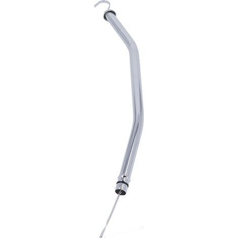 Jauge de niveau d'huile de transmission 22 pouces, tube en acier inoxydable chromé argenté pour boîtes C4, accessoire de contrôle précis, compatible avec systèmes automatiques. (1/5)