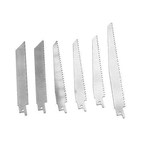Lame de scie sabre pour G58127 - G58513 et G58608 lot de 6