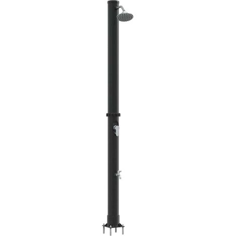 Douche solaire extérieure Noir 217 cm PVC et aluminium CFW14263 (1/5)