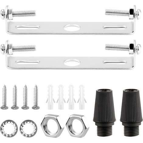 Support de Fixation Plafonnier 2 Pièces 100 mm (1/5)