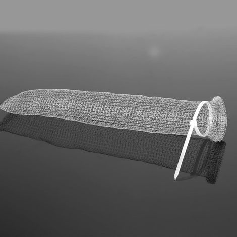 Filtre standard pour machine à laver en acier inoxydable 304 (12 pièces) avec 12 attaches de câble et une grille de sortie de drainage (1/5)