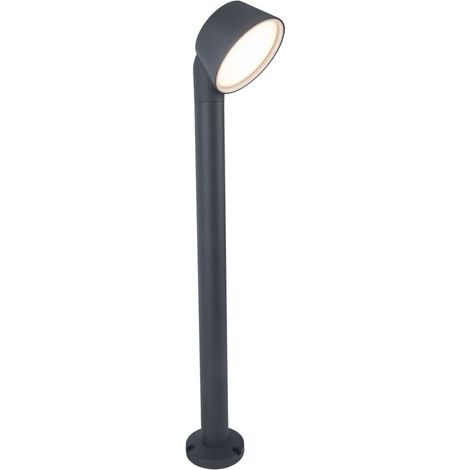 Borne extérieure jardin DAKOTA anthracite LED 12W Lutec