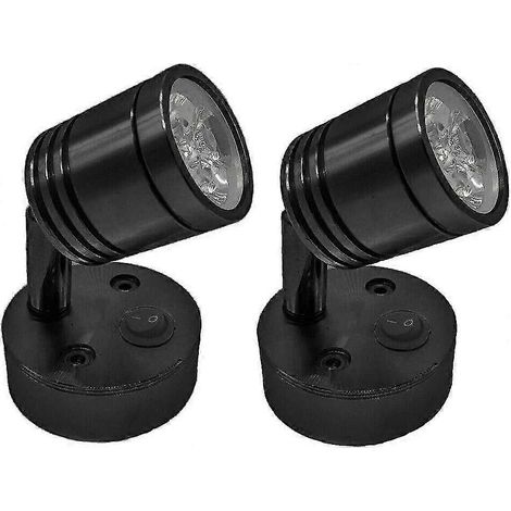 Lampe LED 12 V pour camping-car, spot de lecture mural pour voiture, caravane, bateau, éclairage intérieur pour camping-car. (1/5)