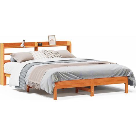 Maison Exclusive - Estructura de cama sin colchón madera maciza m