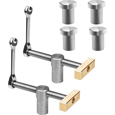 2 Pièces Banc Chien Pince Et 4 Pièces Banc Chiens 3/4 Pouces Étau À Bois CNC Usinage De Précision Banc Chien (1/5)
