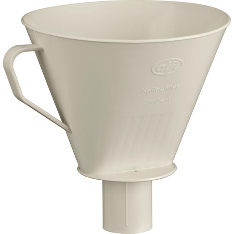 AROMA PLUS, oatmeal beige, filtre à café en plastique pour papier filtre taille 4, passer le café filtre directement dans le pichet isotherme, lavable au lave-vaisselle, exempt de BPA (1/5)