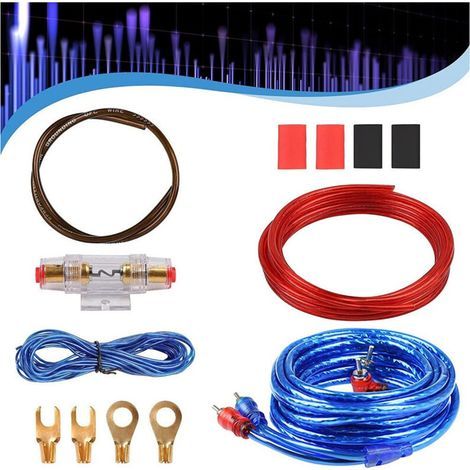 8ga Auto-Verstärkerkabelset Audio-Verstärker Subwoofer-Verstärkerverkabelung (1/5)