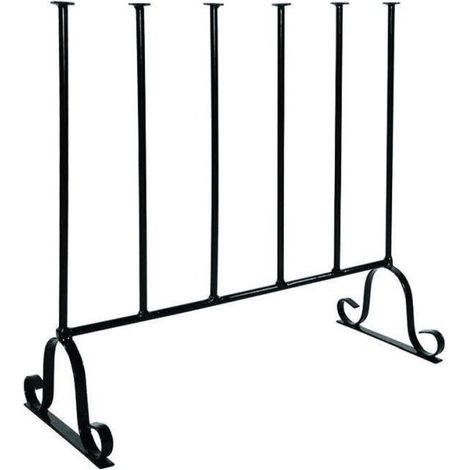 Wellington Boot Stand For Three Pairs Black Steel Garden Pride (1/5)