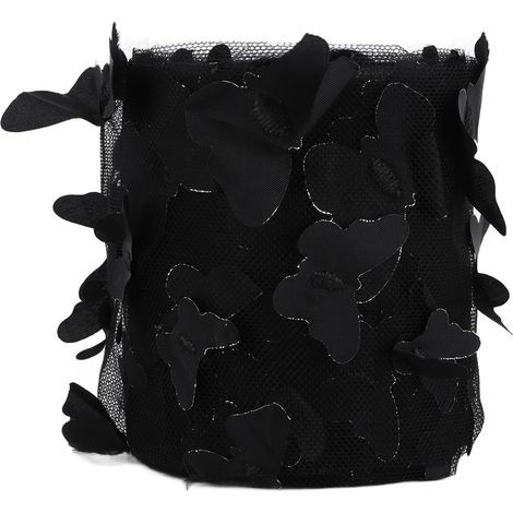 Rouleau de Tulle Noir pour Accessoires Cheveux DIY, Création de Costumes et Décoration (1/5)