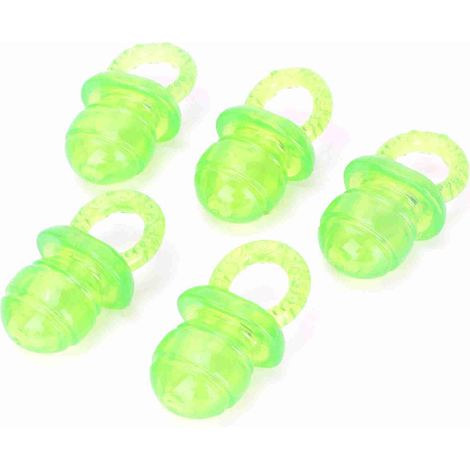 Lot de 5 anneaux de dentition interactifs en forme de sucette pour chiens (vert) (1/5)
