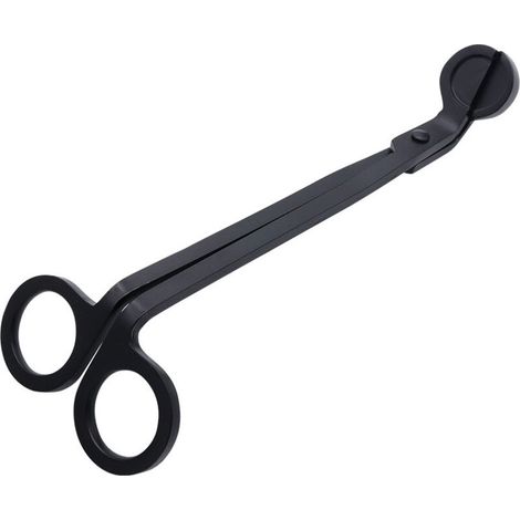 Bougie,Coupe-mèche pour bougie - Coupe-mèche - Ciseaux de mèche - Pour les amateurs de bougies parfumées - Mèche en acier inoxydable - Accessoire pour bougie - Coupe-ciseaux - noir (1/4)