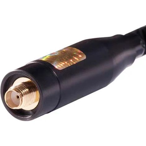 SRH789 antenna, ultra-wideband 95-1100MHz high-gain handheld radio signal enhancement telescopic lever, SMA female connector. (1/4)