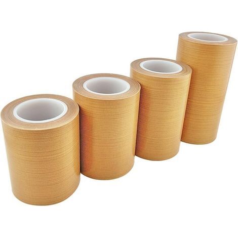 Ruban adhésif haute température en téflon – 120 mm × 10 m – pour machines d’emballage sous vide – 1 pièce (1/4)