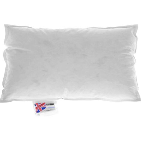 HOMESCAPES Goose Feather & Down Cushion Pad Inner Insert Filler 50 x 30 cm (20 x 12")