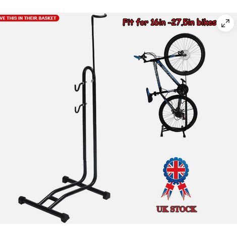 Support de vélo, porte-vélos en acier, support de rangement pour vélo au sol (1/5)