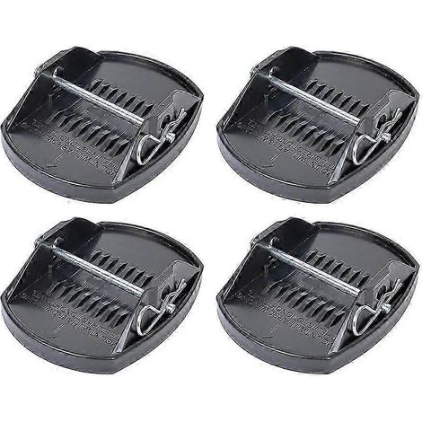 Lot de 4 patins de cric pour remorque de camping-car, installation facile, support de roue de nivellement universel, adaptateur de support de roue de nivellement - JXLGV (1/5)