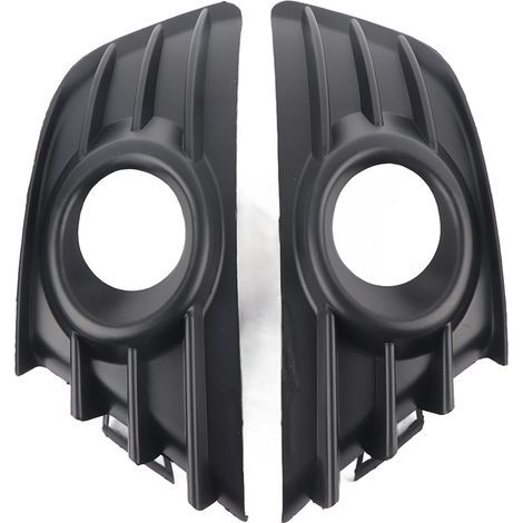 Paire de pare-chocs avant antibrouillard calandre garniture couleur noire convient pour Citroen C4 2004-2008 (1/5)